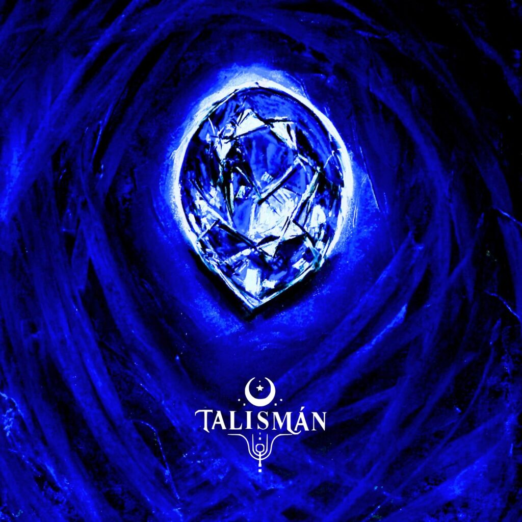 Final Talisman album cover inspired by a blue sapphire vision